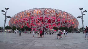Beijing Olympic park at daytime. HD